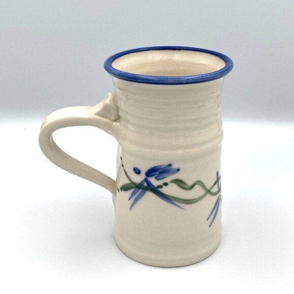 Mary Ann Geis New Hampshire Studio Art Pottery Coffee Mug Vase Dragonfly - Picture 3 of 6